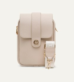 Resim Mila Bej Deri Bebek Çantası 