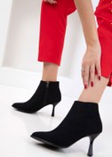 Resim SOHO Siyah Süet Kadın Bot & Bootie 17525 
