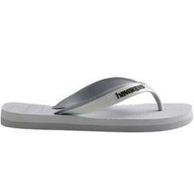 Resim Havaianas Beyaz-Gri Erkek Plaj Terliği HAV. DUAL 