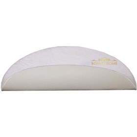 Resim Bonny Home Elite Beyaz 100x100 Cm Yuvarlak Peluş Banyo Paspası Ka Beyaz 