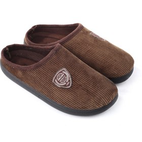 Resim Gezer 12100 Erkek Günlük Hafif Taban Kışlık Ev Halı Misafir Terliği 