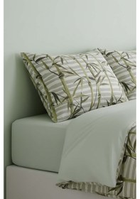 Resim Rivaistanbul Bamboo Çift Kişilik Nevresim Takımı Pamuklu Yeşil 