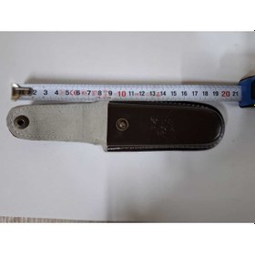 Resim Fbt Çakı Kılıfı Yarma Dana Derisi Kemer Askili Kahverengi 