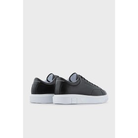 Resim Armani Exchange Logolu Hakiki Deri Sneaker Ayakkabı Erkek Ayakkabı XUX123 XV534 00002 