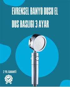 Resim AyrStore Su Tasarruflu ve Kolay Kurulumlu El Duş Başlığı – Yüksek 