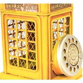 Resim Dekoratif Metal Ahizeli Telefon Kumbara 