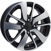 Resim EMR-DY154-01 5.5x14"-4x100 ET35 60.1 Black Diamond Jant (4 Adet) 