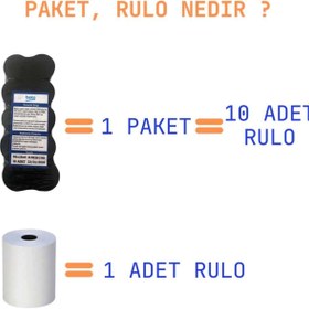 Resim Beko 300TR Yazarkasa Rulosu (40 Paket - 400 Adet Rulo) 