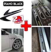 Resim Opel Astra Sedan Kapı Eşiği Çamurluk Venti Piano Black 