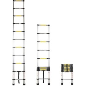 Resim SHC4200 Mey Ithalat® Saraylı Teleskopik Merdiven 11 Basamak 3.20 Metre 