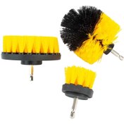 Resim Als Şarjlı Tornavida ve Matkap Uyumlu 3’lü Fırça Seti - Pratik ve Hızlı Temizlik Çözümü 