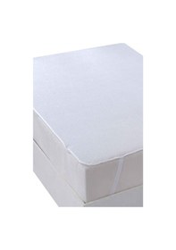 Resim Divanev Alez Tek Kişilik 90x200 Cm Pamuk Sıvı Geçirmez Köşe Lastikli Beyaz Beyaz 