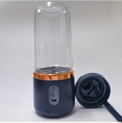 Resim Oldfriend Mavi 400ml 6 Bıçaklı Usb Şarjlı Spor Seyahat Portatif Meyve Sıkacağı Blender Seti 