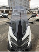 Resim MOTOCAM Voge SR4 Siperlik Ön Cam 2022-2025 Model 70cm Füme Renkli 4mm UZUN CAM 