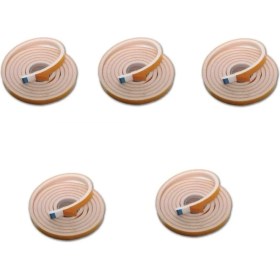 Resim 5 Adet 9 Metre Izolasyon Bandı Yapışkanlı Cam Yalıtım Süngeri Rüzgar Soğuk Kesici Pimapen Fitili 