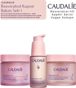 Resim Resveratrol Kaşmir Bakım Seti 1 Gece Krem - Gündüz Kremi - Serum Orijinal Boy Set 