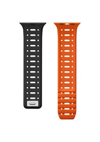 Resim Apple Uyumlu Watch Series 1/2/3 38mm Kordon Yumuşak Soft Silikon Kayış Kordon 