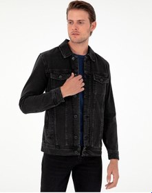 Resim Pierre Cardin Erkek Siyah Ceket Denim 50292102-vr046 Siyah Siyah 