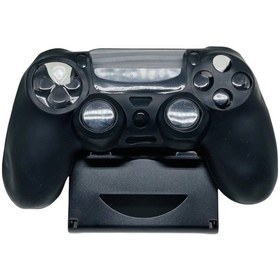 Resim Ps4 Joystick Uyumlu Silikon Kılıf Dualshock Koruyucu Siyah 