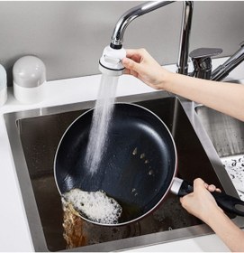 Resim HALL BREATHE 3 Fonksiyonlu Prizli Çekmeceli Modern Mutfak Musluğu 