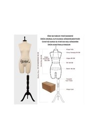 Resim Pantolon Giyebilen 38 Beden Iğne Batabilen Terzi Prova Mankeni 527200933 