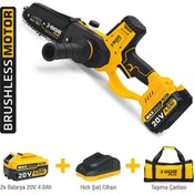 Resim AyrStore Sgs 5310 Zincirli Kömürsüz Ağaç Budama Testeresi 20 Volt 