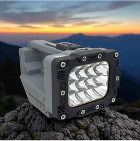 Resim Panther Pt-8437 Usb Şarjlı Arama Feneri Siyah 