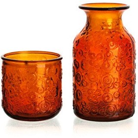 Resim San Miguel Flora Bardaklı Turuncu Sürahi 
