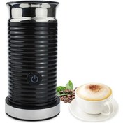 Resim Yeni Otomatik Sıcak Ve Soğuk Süt Köpüğü Makinesi Ev Cappuccino 