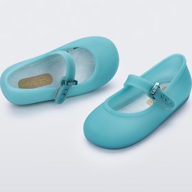 Resim Mini Melissa Soft Ballerina Turkuaz Kız Bebek & Çocuk Babeti | 22-30 Numara | Melflex® Vegan | İkonik Kokulu - 2 