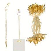 Resim 500 Adet Polyester Etiket Bağlantı Elemanı, Güvenlik İğneleri ve Çengelli İğneler, İpek ve Saten İpler - Fiyat Etiketleri ve Perakende Ekranı İçin Kolay Bağlantı (Bej/Siyah/Beyaz) 