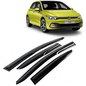 Resim Caraks VW Golf 8 Mügen Cam Rüzgarlığı 2020 Sonrası 