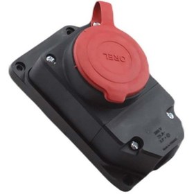 Resim Orel Klemensli Kauçuk Duvar Prizi Trifaze 3x25 