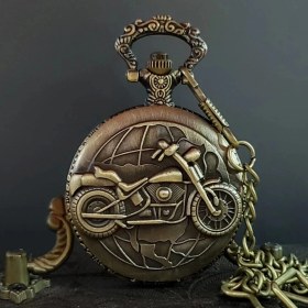 Resim MCM Group Motor Tasarımlı Köstekli Antika Saat ( Lisinya ) 