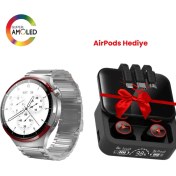Resim Sanal Ticaretiniz Watch HW10 Pro Akıllı Saat Ve Mars 88 Plus Bluetooth Kulaklık 