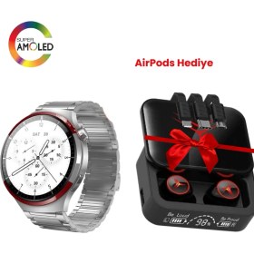 Resim Sanal Ticaretiniz Watch HW10 Pro Akıllı Saat Ve Mars 88 Plus Bluetooth Kulaklık 