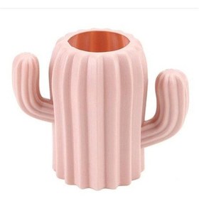 Resim Ganzhoushop Kalemlik Çok İşlevli Sevimli Kaktüs Şeklinde Manyetik Kalemlik Öğrenci Kırtasiye Masası 