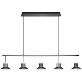 Resim Özcan Aydınlatma 3127-5as Foola 5'li Sıralı Sarkıt Kumandalı Plat Platin 