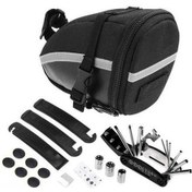 Resim Novahub Bisiklet Tamir Alet Setleri Bisiklet Kiti Çantası Koltuk Paketi 16 Adet Siyah, Fonksiyonel Set Siyah 