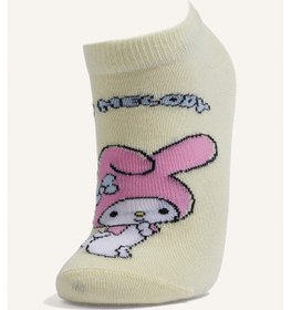 Resim Defacto Hello Kitty 3lü Pamuklu Patik Karma Çorap Kız Çocuk H2351a8nskr1 Çok Renkli-kr1 