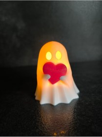 Resim multiogz Sevimli Hayalet Gece Lambası Dekoratif LED Işıklı Masa Lambası – Hediye ve Süs Eşyası 