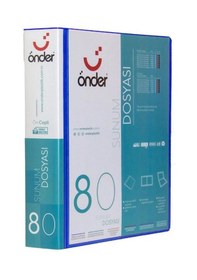 Resim Önder Sunum Dosyası Önü Cepli A4 80 Li 
