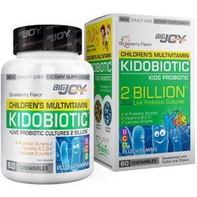 Resim Bigjoy Kidobiotic Kids Probiotic 60 Çiğneme Tableti 