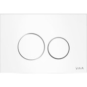 Resim Vitra Origin 740-1600 Mekanik Kumanda Paneli. Beyaz. Cam 