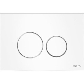 Resim Vitra Origin 740-1600 Mekanik Kumanda Paneli. Beyaz. Cam 