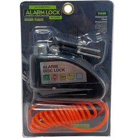 Resim Pc1505 Alarmlı Motosiklet, Bisiklet, Scooter, Bebek Arabası Disk Kilidi 150 Cm 