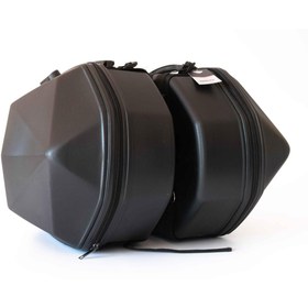 Resim Forte Gt 70884 Diamond Şifreli Yan Heybe Çanta Takımı 60 Litre Motosiklet Çantası 