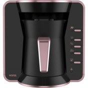 Resim Şık Pembe Türk Kahve Makinesi, Kolay Kullanım ve Temizlik Için Tasarlandı 