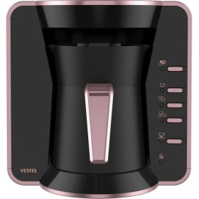 Resim Şık Pembe Türk Kahve Makinesi, Kolay Kullanım ve Temizlik Için Tasarlandı 