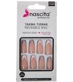 Resim Stiletto French Tırnak - 201 